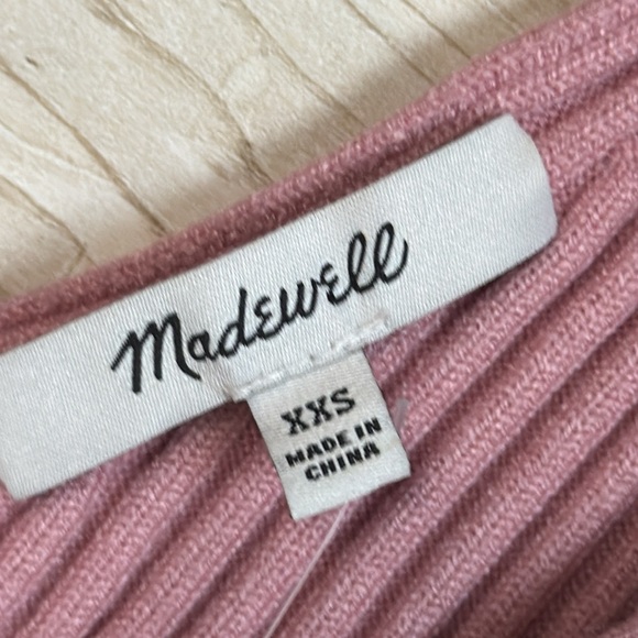 Madewell Ribbed V-Neck Tank Top Size XXS - Picture 2 of 4